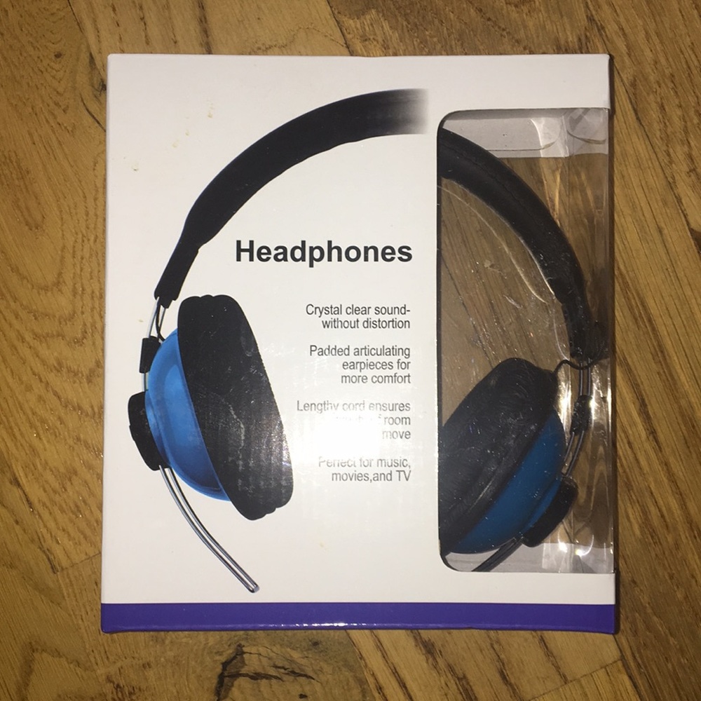 Blue 🎧 🎶 Head Phones